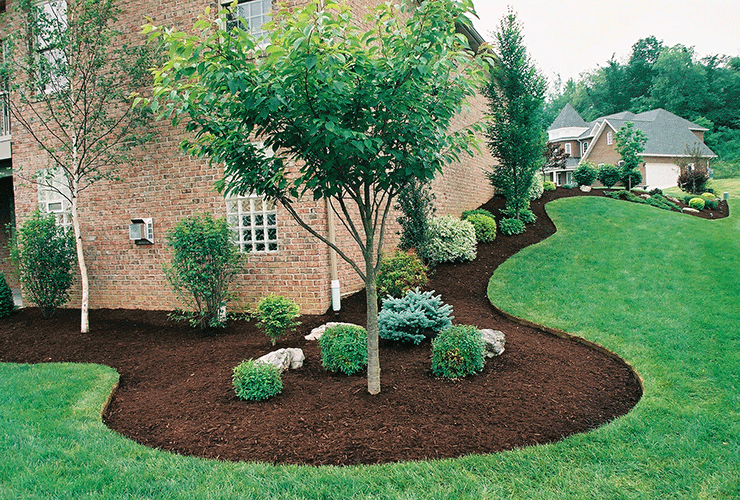 Bark mulching services